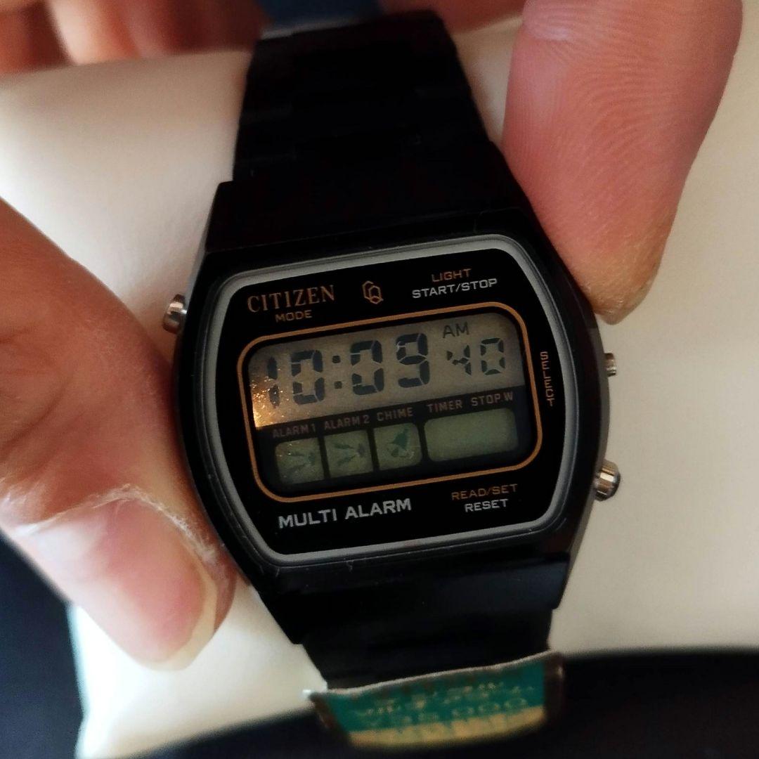 【奇跡のデッドストック】シチズン マルチアラーム4 当時タグ付 未使用　ライト◯