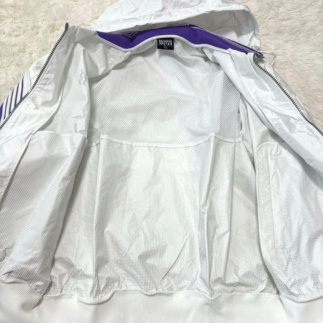 90s ミズノ スーパースター ウインドブレーカー　セットアップ 上下　白