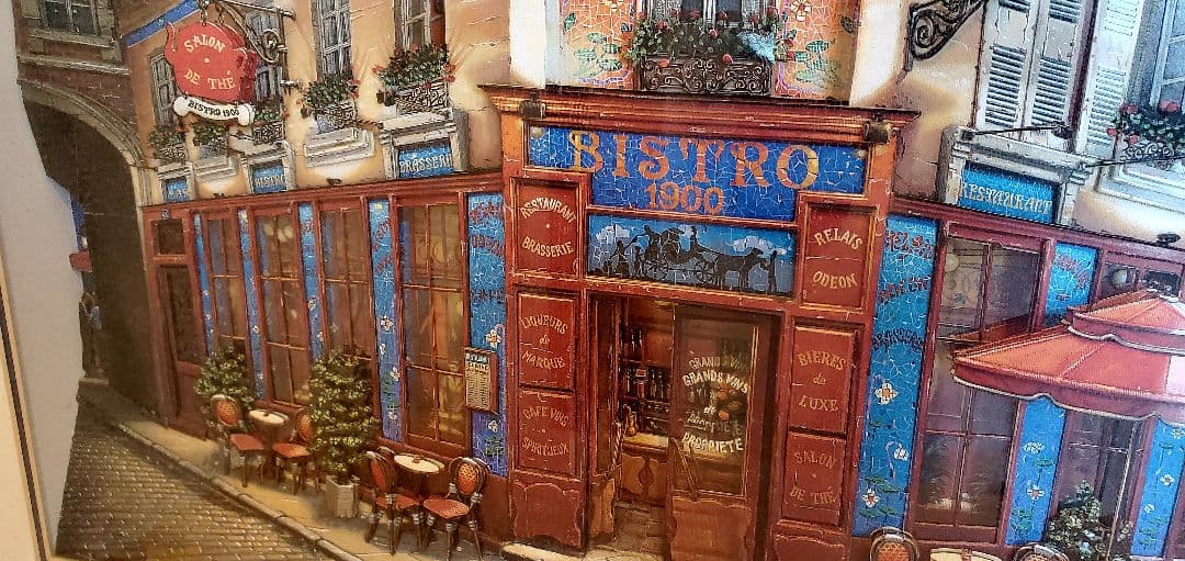 BISTRO1900シャドウボックス(立体アート)