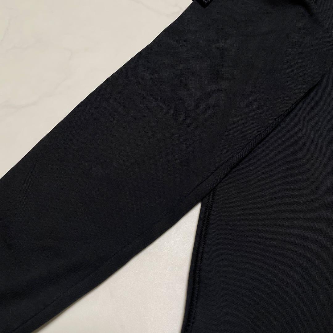 STONE  コットン　クルーネック　トレーナー　ブラック　Lサイズ