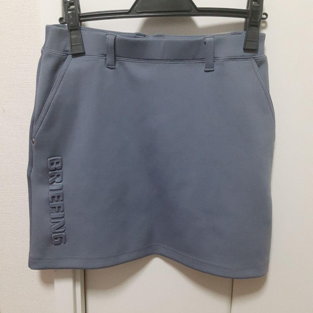 JiJi　BRIEFING 3Dロゴトレーナースカートセット ブルーグレー