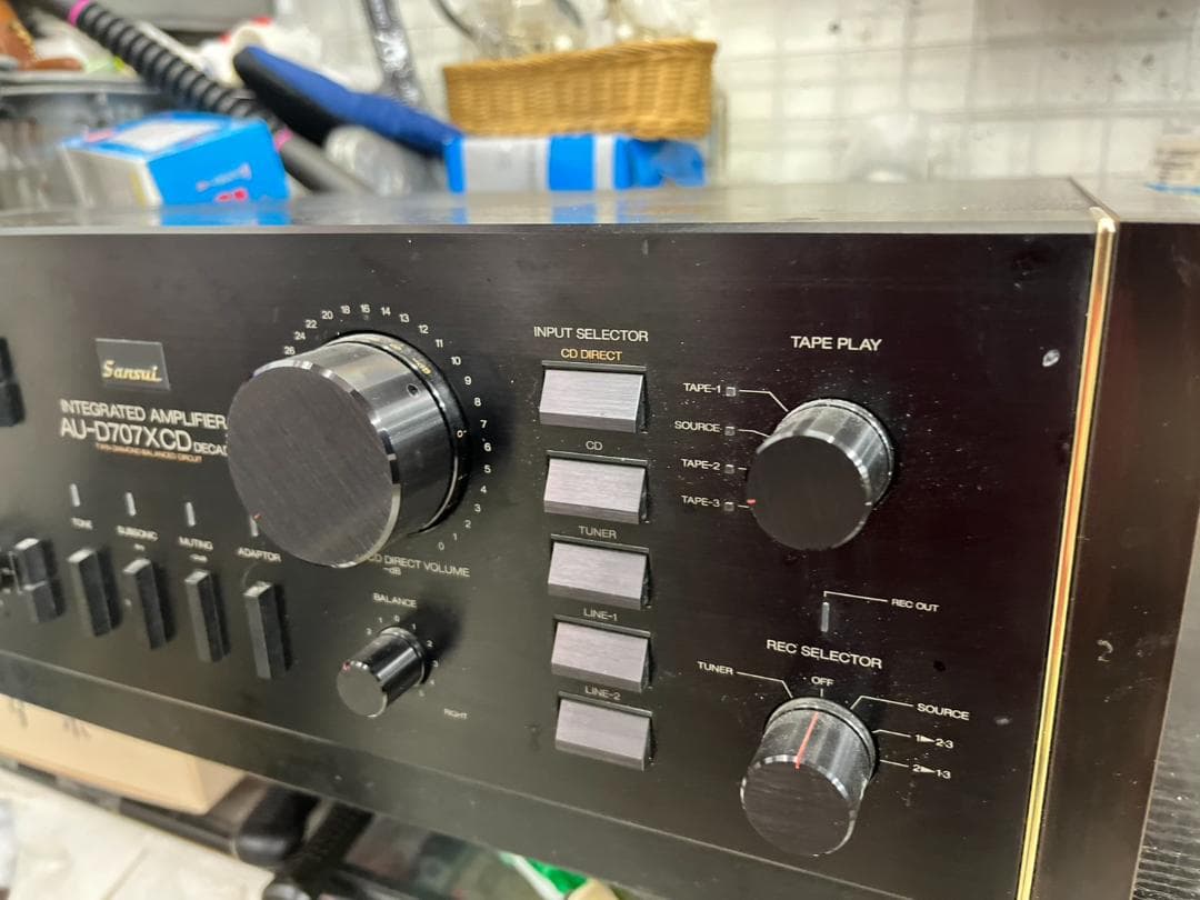 sansuiサンスイ　AU-D707XCD　プリメインアンプ　DECADE