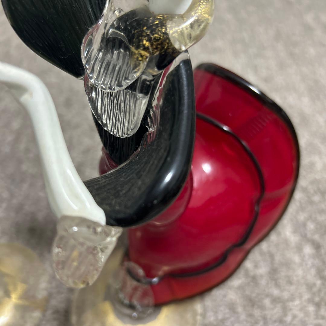 ベネチアンガラス ペアドール ムラーノガラス ダンス イタリア