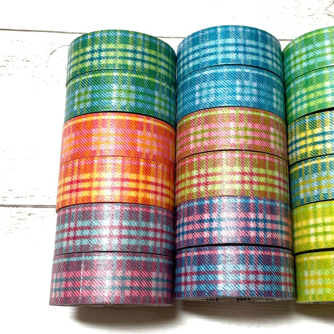 mtカラーセレクトマスキングテープ mlab限定　ドット　チェック全50種類