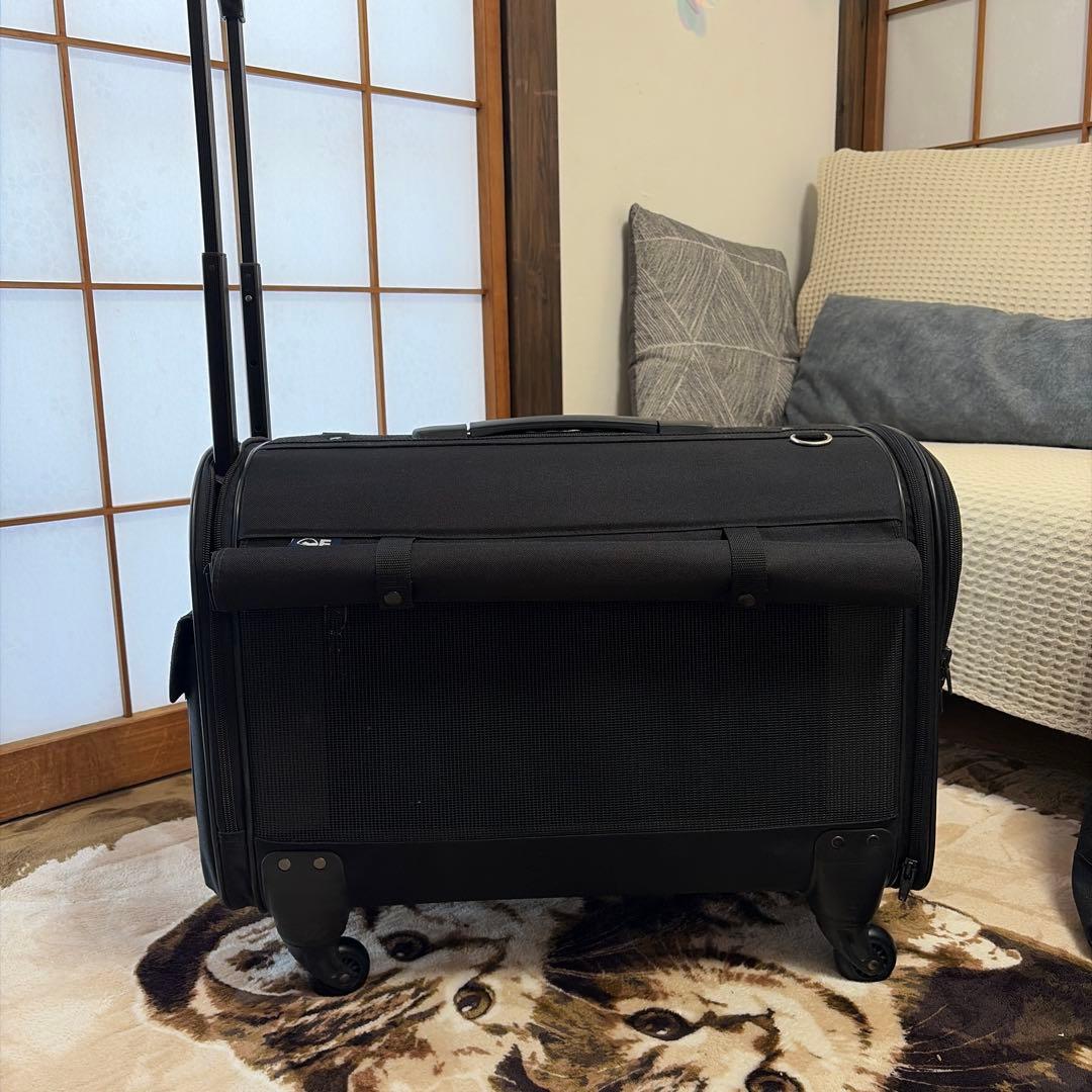 中型犬用キャリーバッグ ブラック