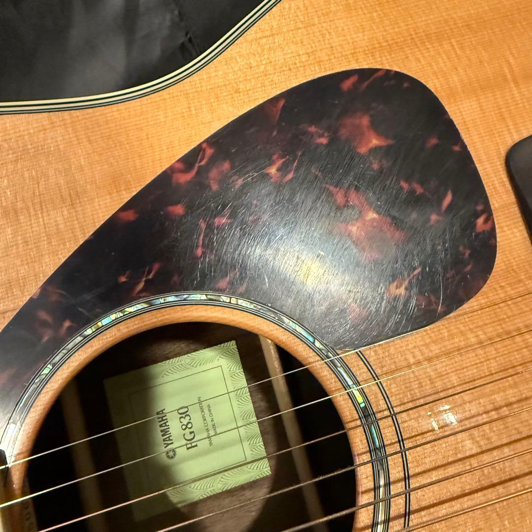 YAMAHA FG830 アコースティックギター ギグバッグ付き