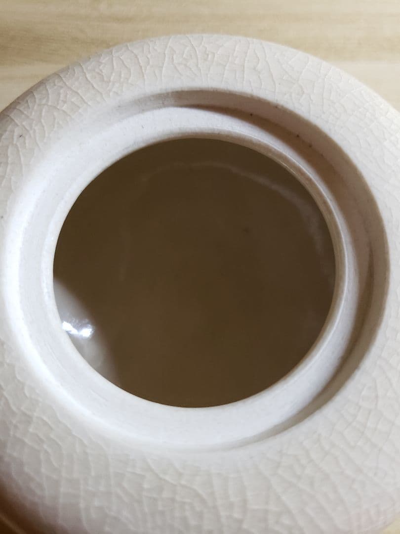 薩摩焼　白磁三足香炉　光石作