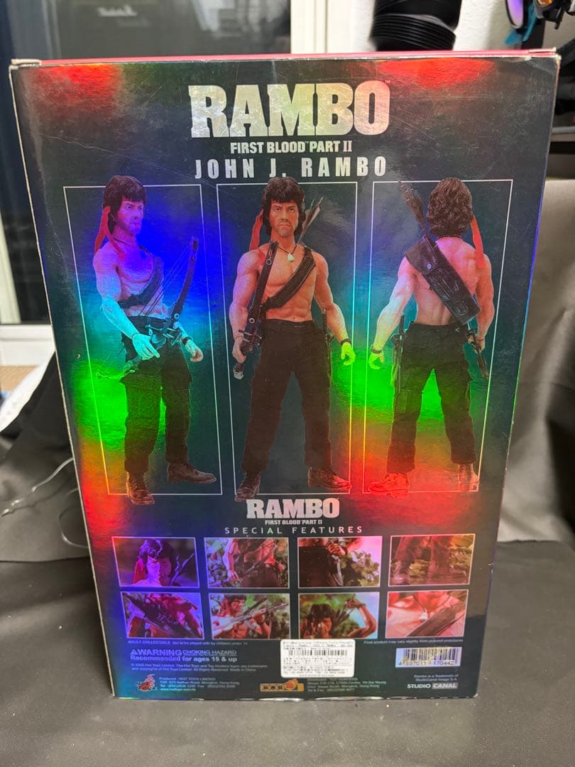 ホットトイズ ムービーマスターピース ランボー[怒りの脱出] 1/6スケール