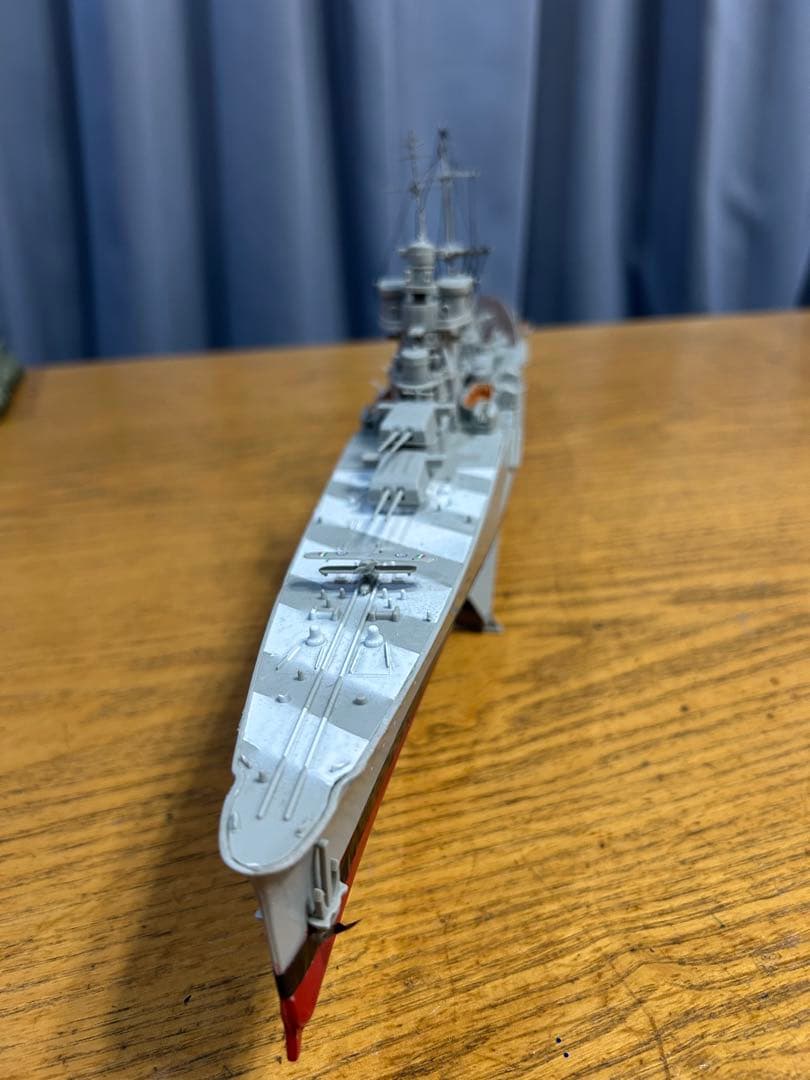 イタリア高速巡洋艦ポーラ1/350サイズ精密製作、完成品送料込み販売