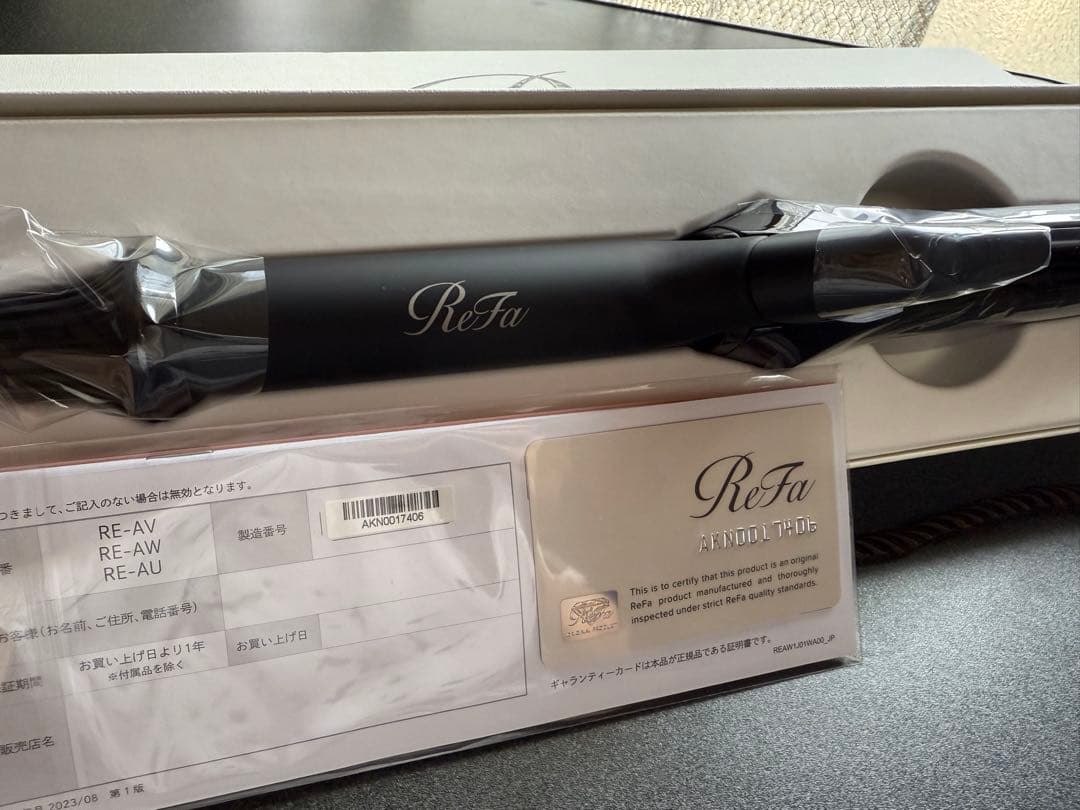 新品未使用 MTG ReFa リファ カールアイロン プロ　ブラック 32mm