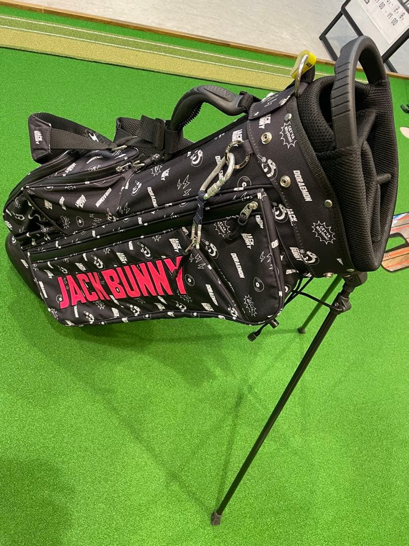 JACK BUNNY キャディバッグ ブラック　ドラえもん