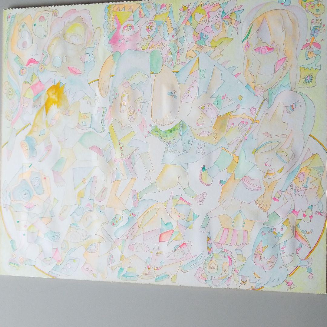 絵画、お顔がいっぱい
