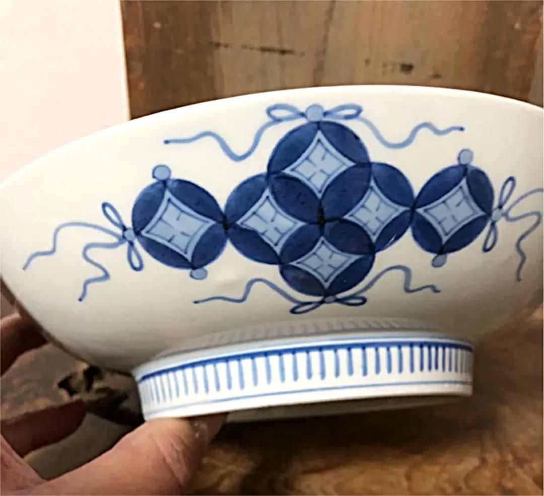 時代 鍋島焼 鍋島藩 染付け 草花紋