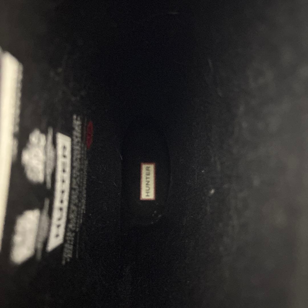 HUNTER 【ハンター 】レインブーツ ベルト付き ブラック　約23cm