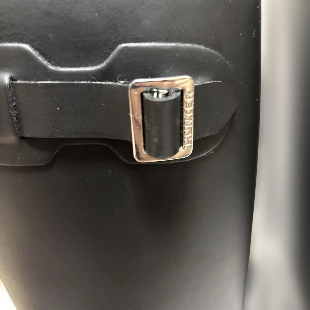 HUNTER 【ハンター 】レインブーツ ベルト付き ブラック　約23cm