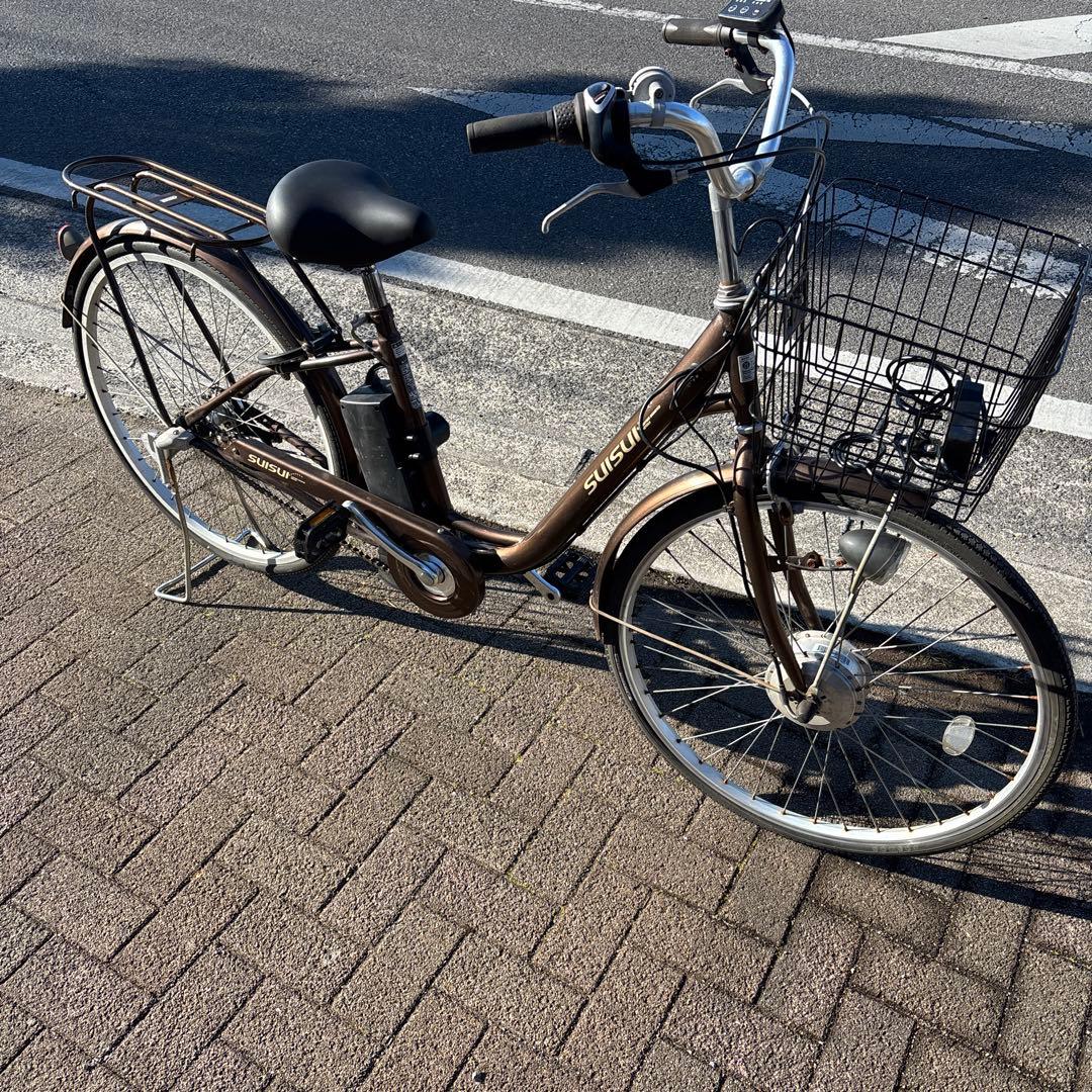 【直接の引き渡し】SUISUI 電動アシスト自転車 ブラウン