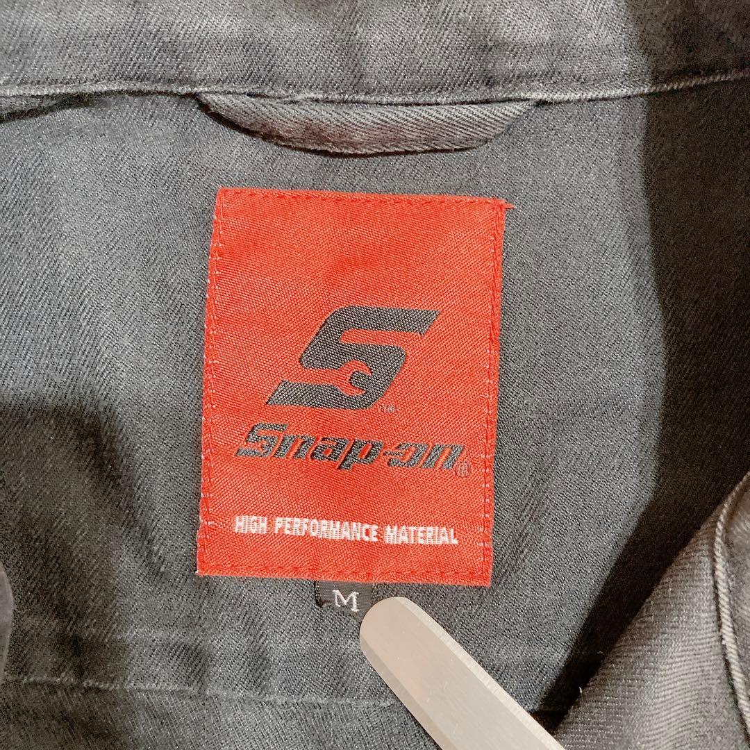 Snap-on　スナップオン　つなぎ　作業着　黒　M　刺繍　B1829