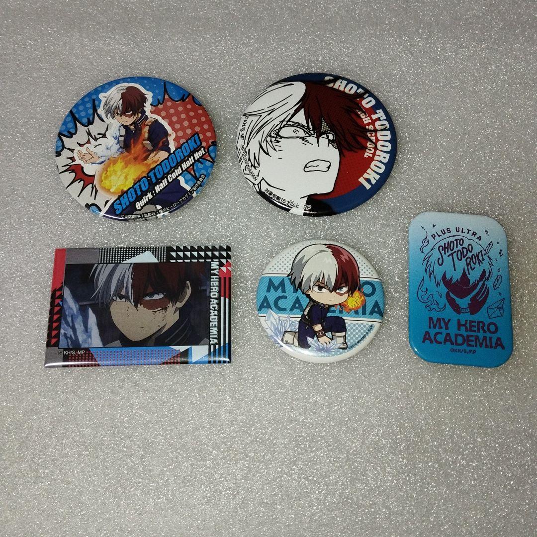 僕のヒーローアカデミア　ヒロアカ　轟　轟焦凍　缶バッジ　缶バッチ