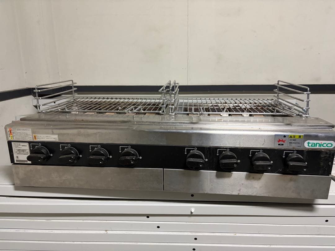 tanico 大型5バーナーグリル 焼き網付き