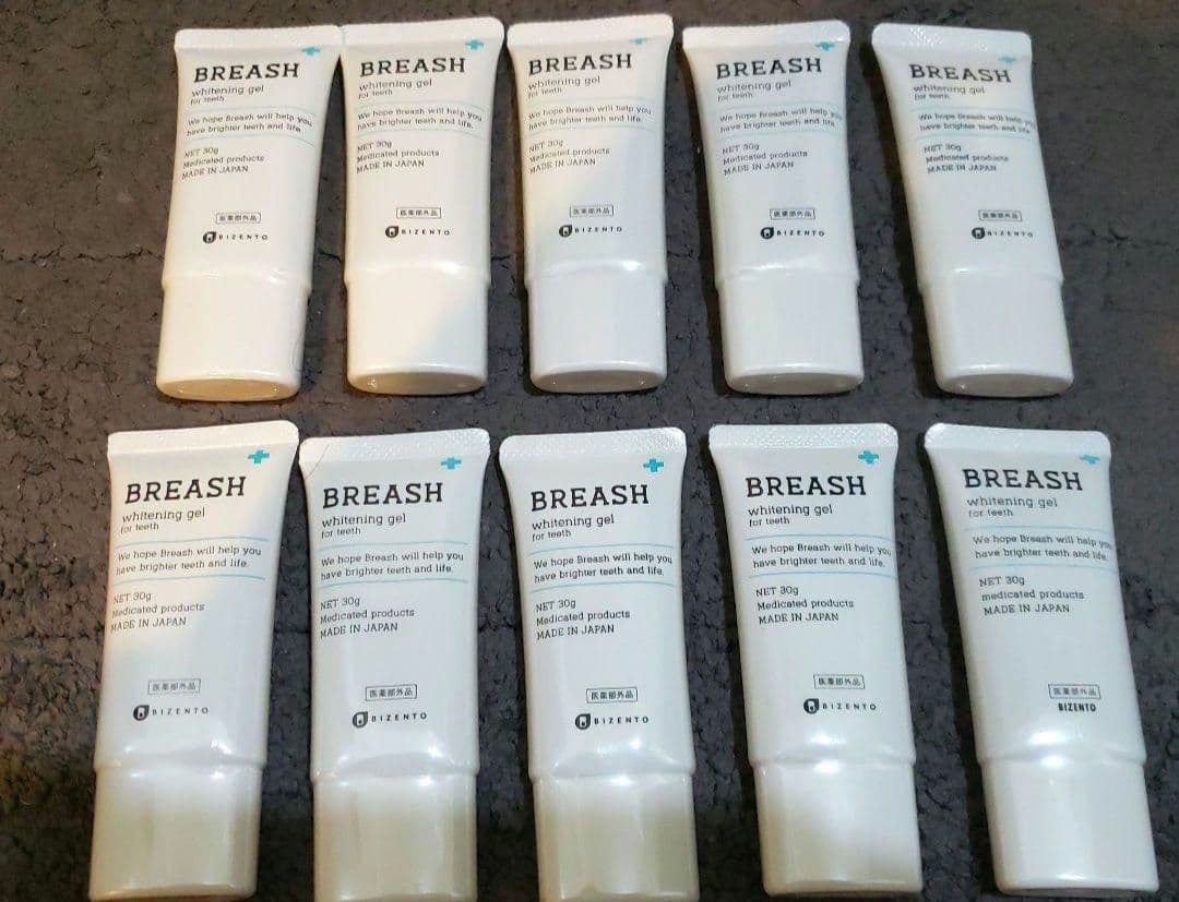 BREASH ホワイトニング歯みがき粉　8個　バラ売り可！