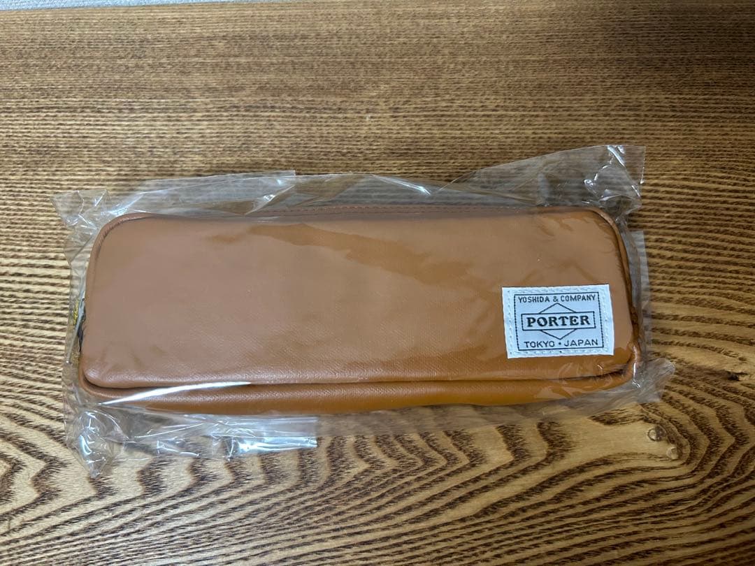 【新品未使用】PORTER レザー筆箱
