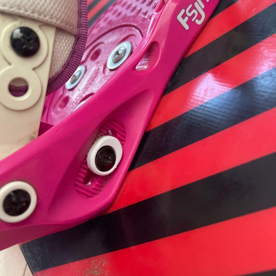 KIDS バートン　115 スノーボード ピンクバインディング付