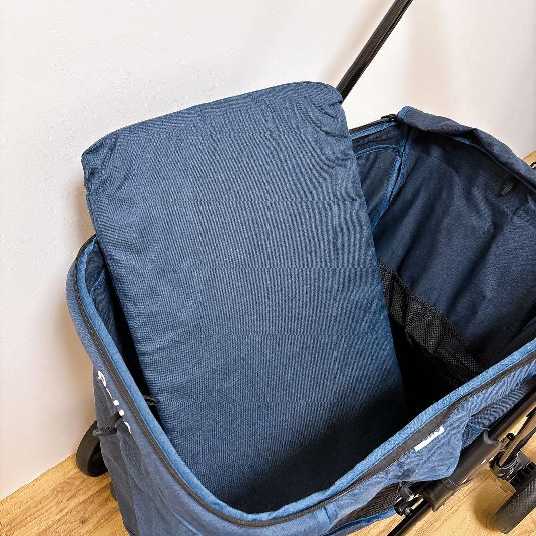 美品　Bello ペットカート デニム　犬用　ペットバギー　折りたたみ式