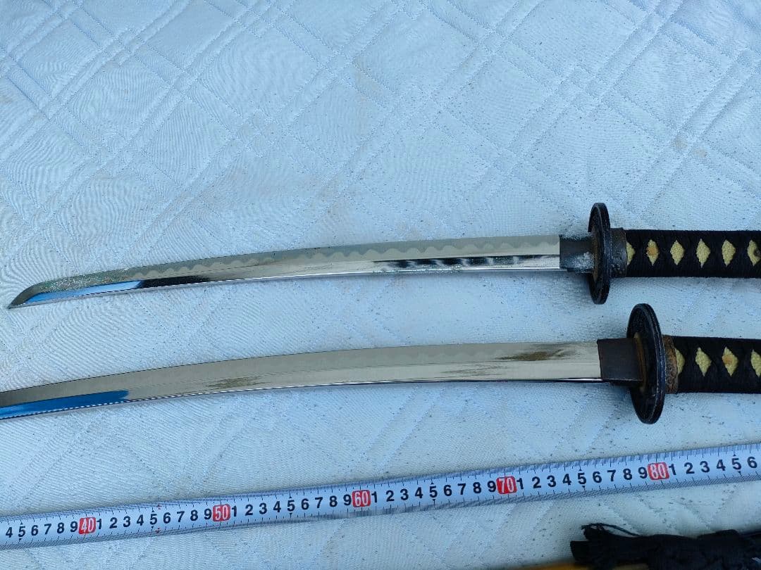 G*W様 模造刀 2本セット　龍　黒鞘 金 コスプレ　日本刀レプリカ