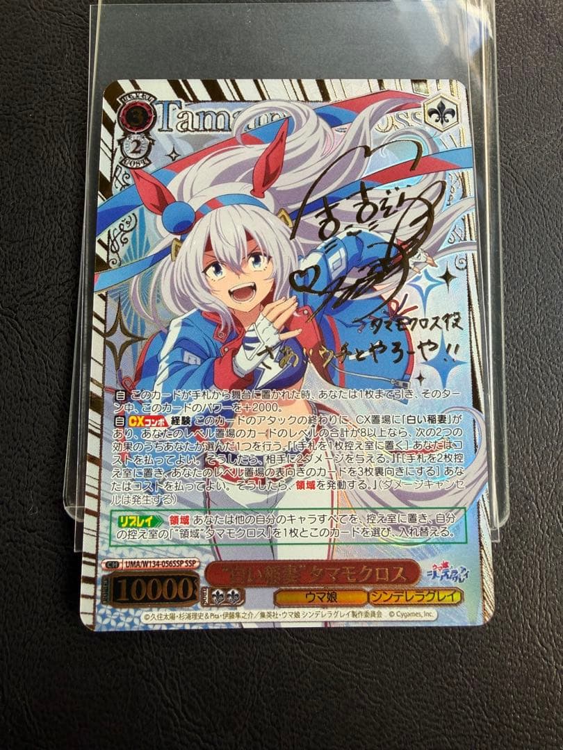 【即日発送】シンデレラグレイ　白い稲妻 タマモクロス ssp サイン
