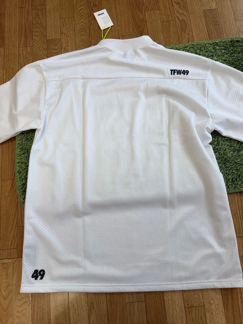 新品正規品TFW49/XL】吸汗速乾ドライ素材半袖モックネックシャツ高機能高品質