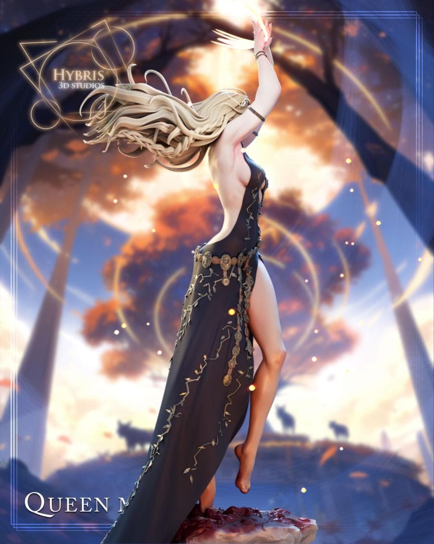 1/7　未塗装未組立　【 マリカ エルデンリング 】フィギュア　ガレージキット