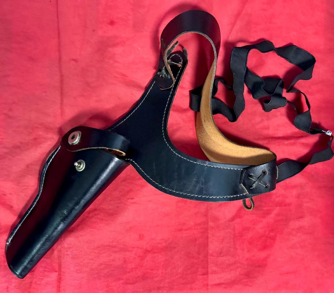 整備済 革製 ショルダーホルスター リボルバー オートマチック 対応