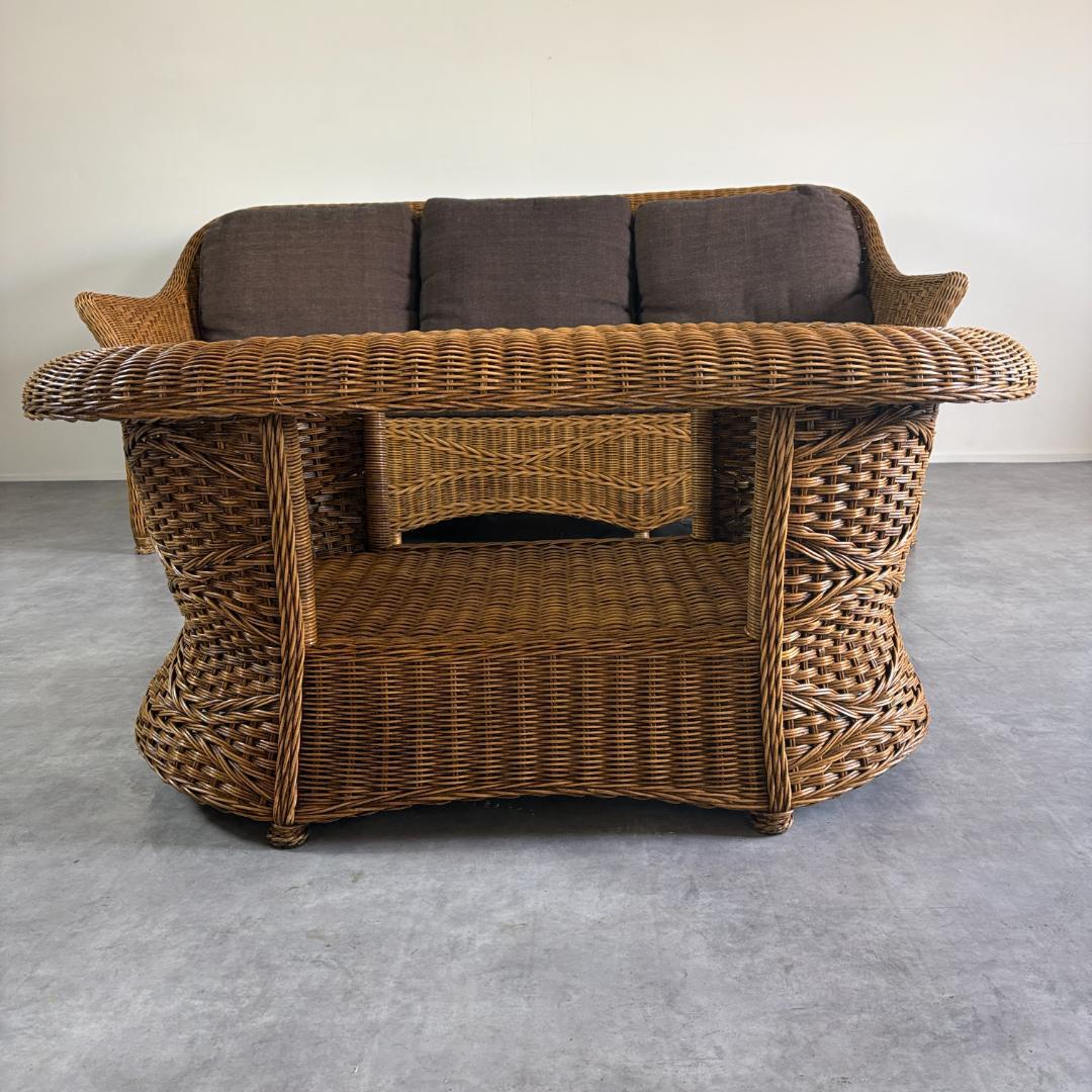 ラタンテーブル｜リゾートスタイル・アジアンインテリア