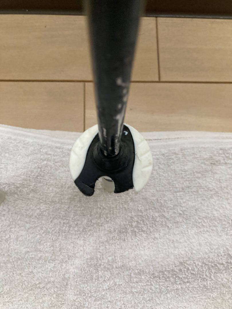 自動車洋さま専用　LEKI スキー ストック　チタン製　黒　白