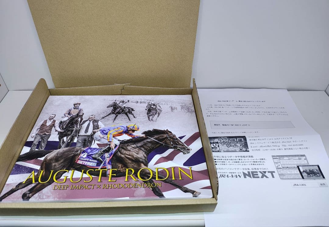 JRA-VAN複コロ限定景品　オーギュストロダン　ウォールデコパネル