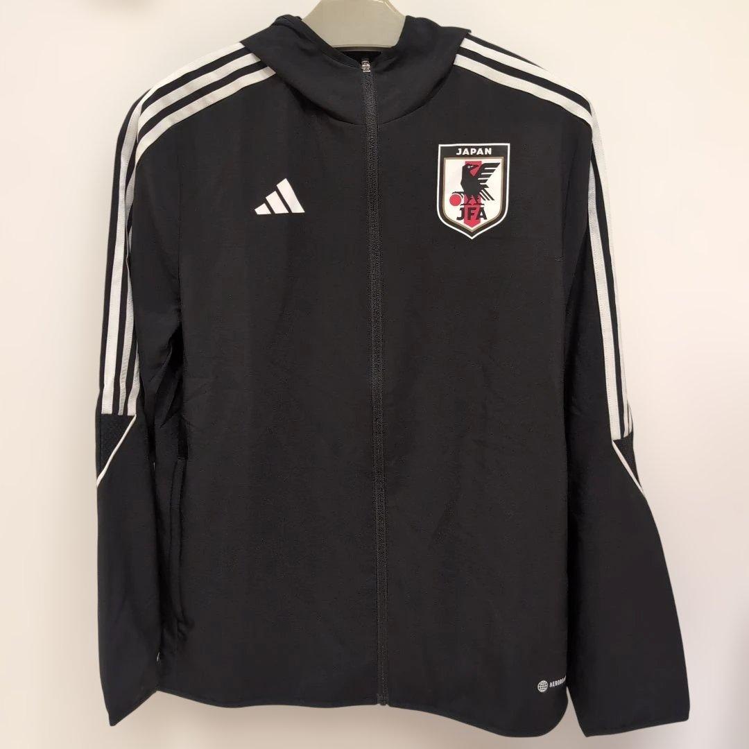 adidas 日本 サッカー ウィンドブレーカー 黒　Мサイズ　サッカー日本代表