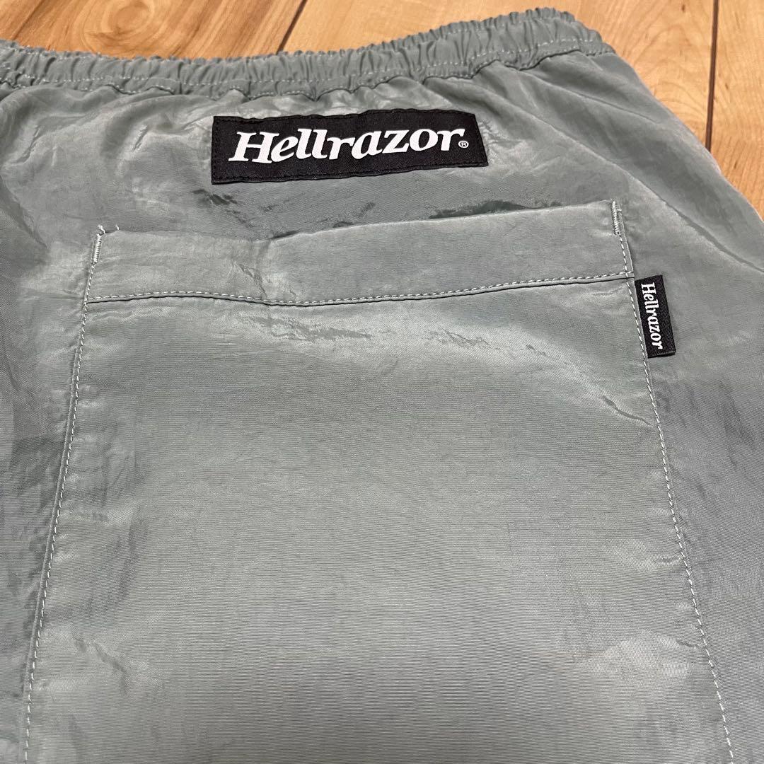 Hellrazor ナイロン ウーブンパンツ 大きめサイズ