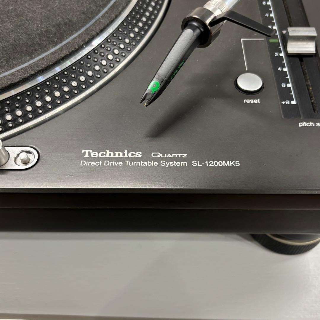 Technics ターンテーブルSL-1200MK5ブラックの2台セット
