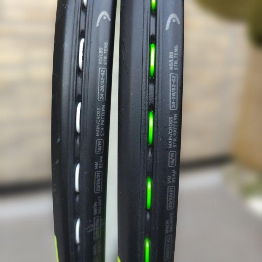 HEAD EXTREME MP NITE 限定カラー 2本セット グリップG2