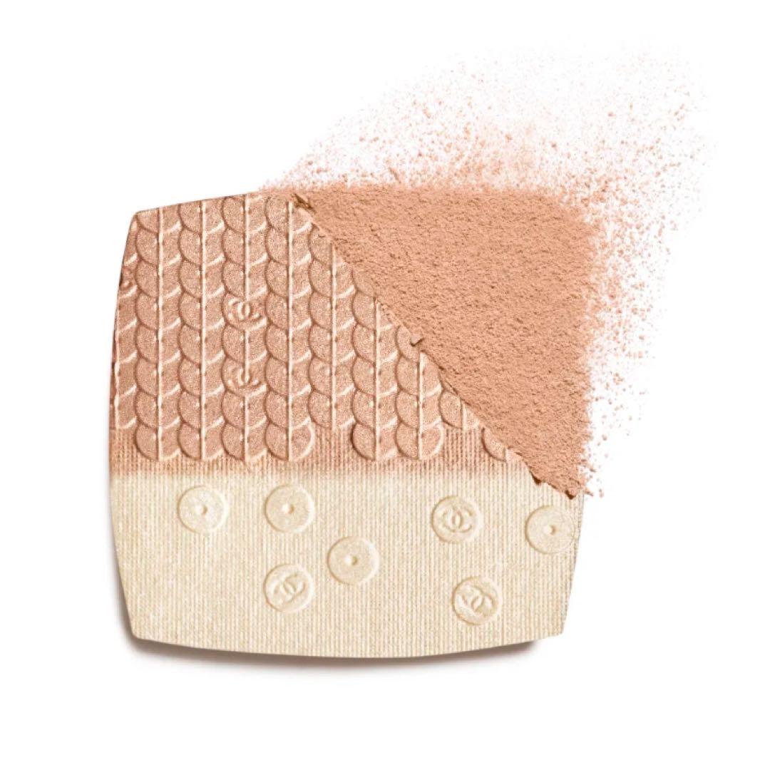CHANEL》　限定☆ デュオ プードゥル ルミエール ハイライト　つや肌