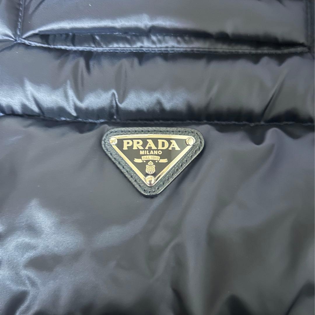 ★PRADA★プラダ★ダウンベスト★三角プレート★ネイビー★290546★