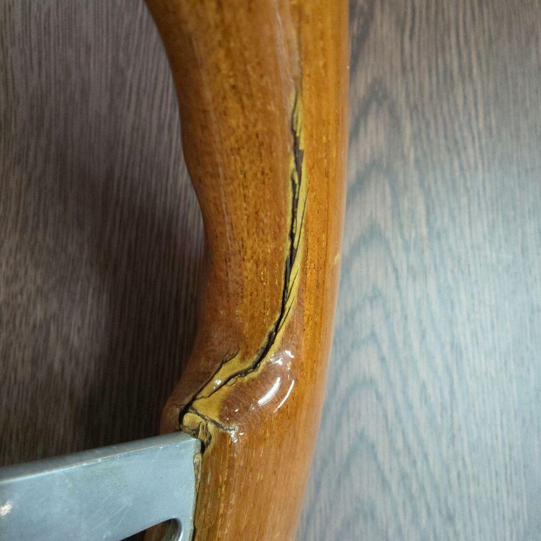 oba ウッド ステアリング 28cm ハンドル 当時物