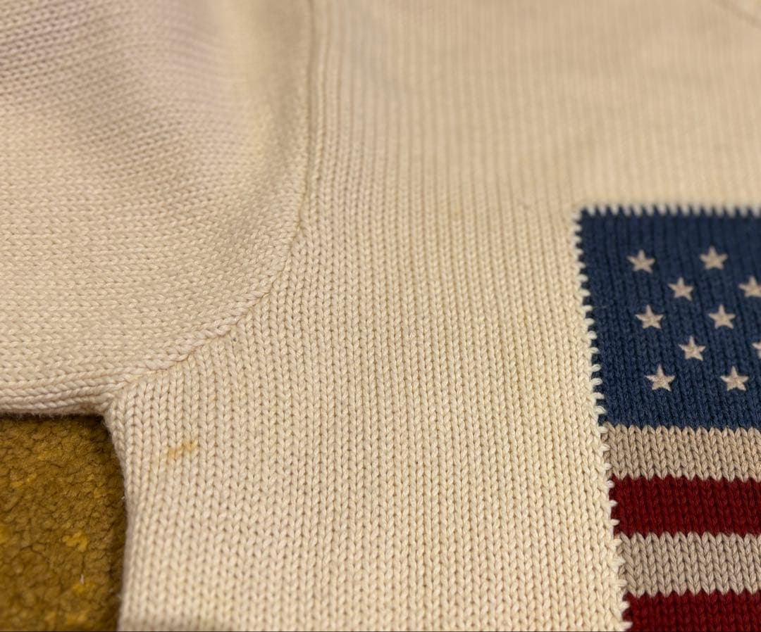 ポロ　ラルフローレン　星条旗　セーター　ニット