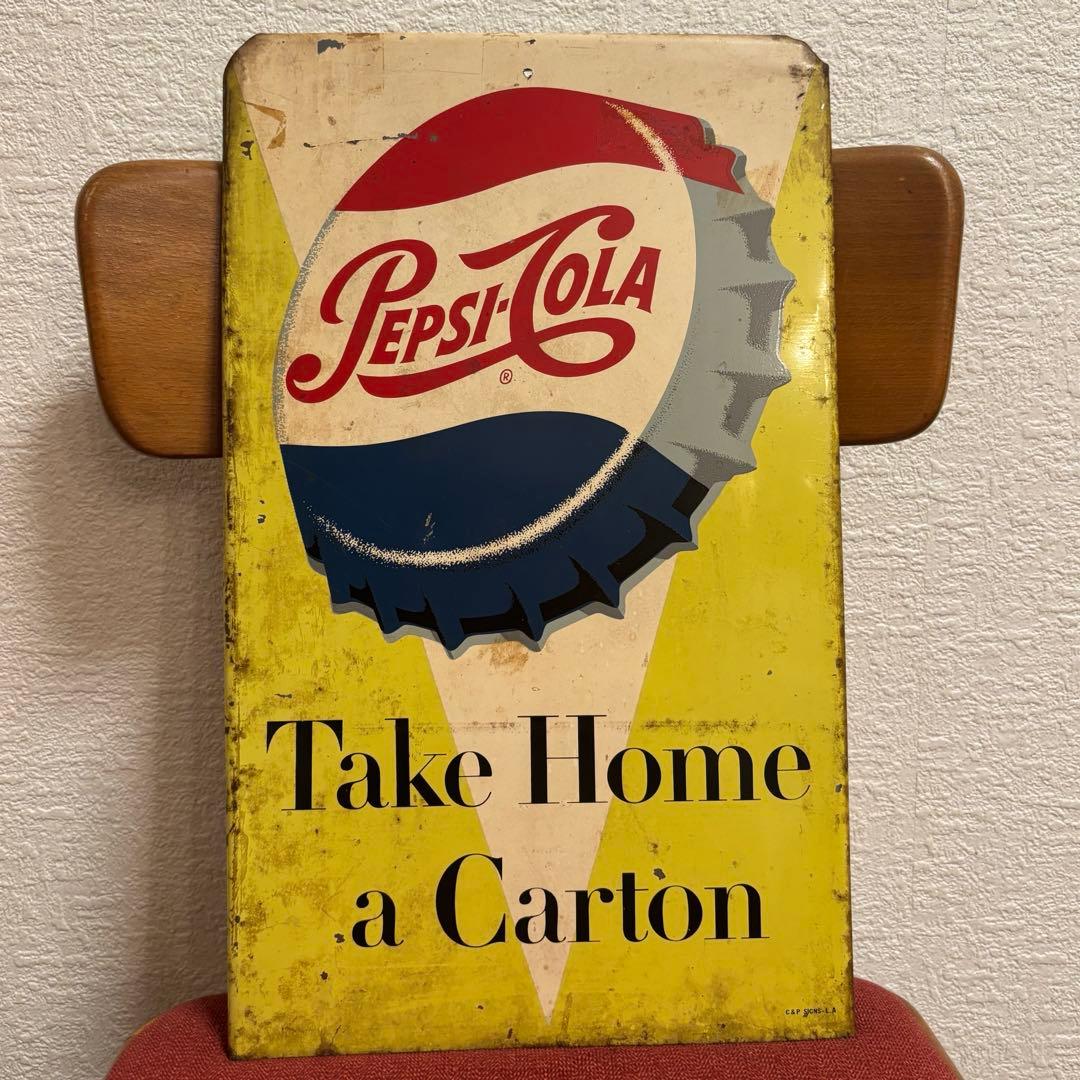 【ペプシコーラPEPSI COLA】ヴィンテージ看板