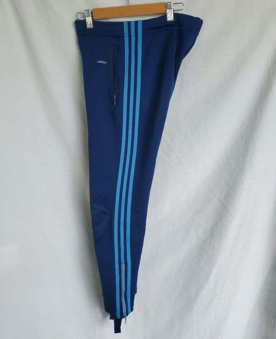 70s ａｄｉｄａｓ アディダス トラックパンツ ジャージパンツ ライン 紺