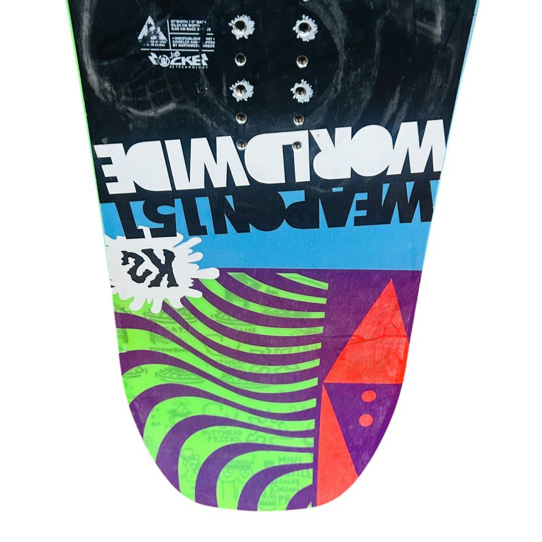 K2 WWW スノーボード 板 151cm ロッカー ツインチップ スノボ 美品