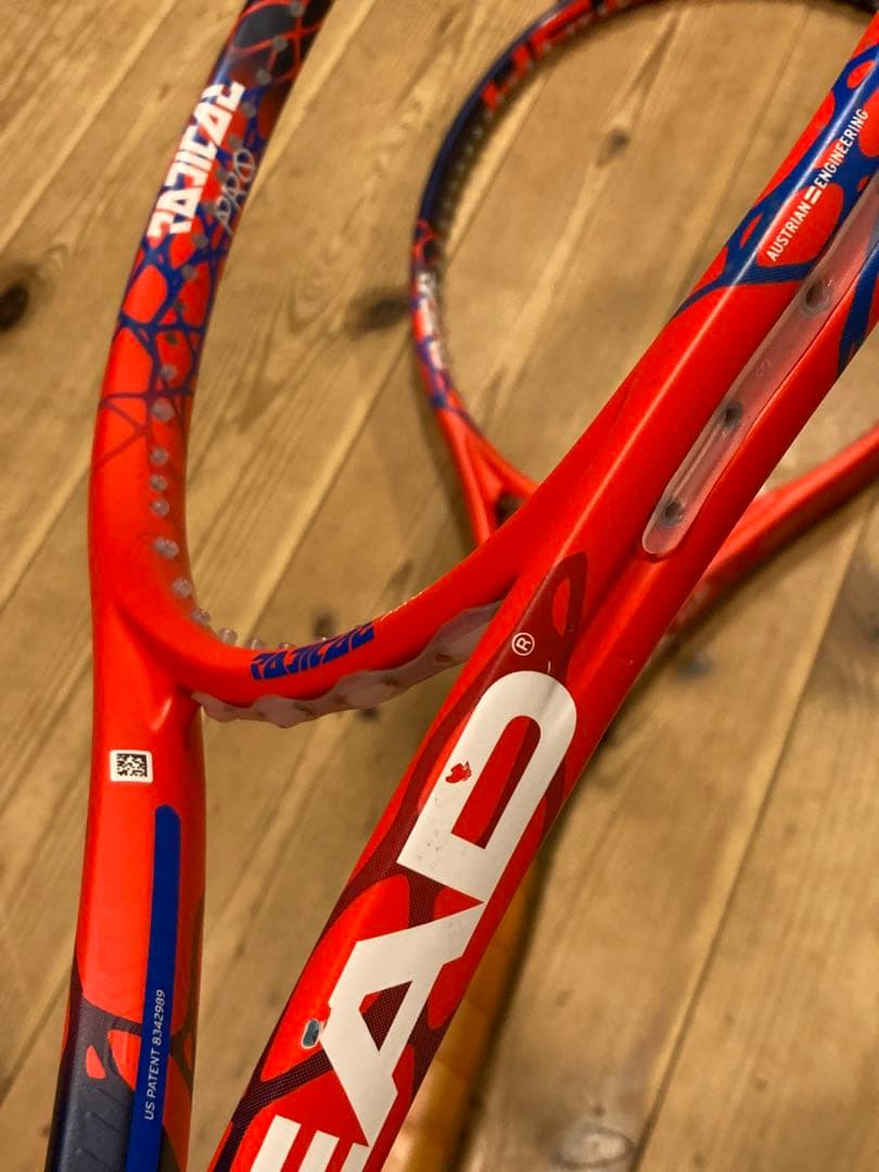 HEAD GRAPHINE TOUCH RADICAL PROと MP の2本