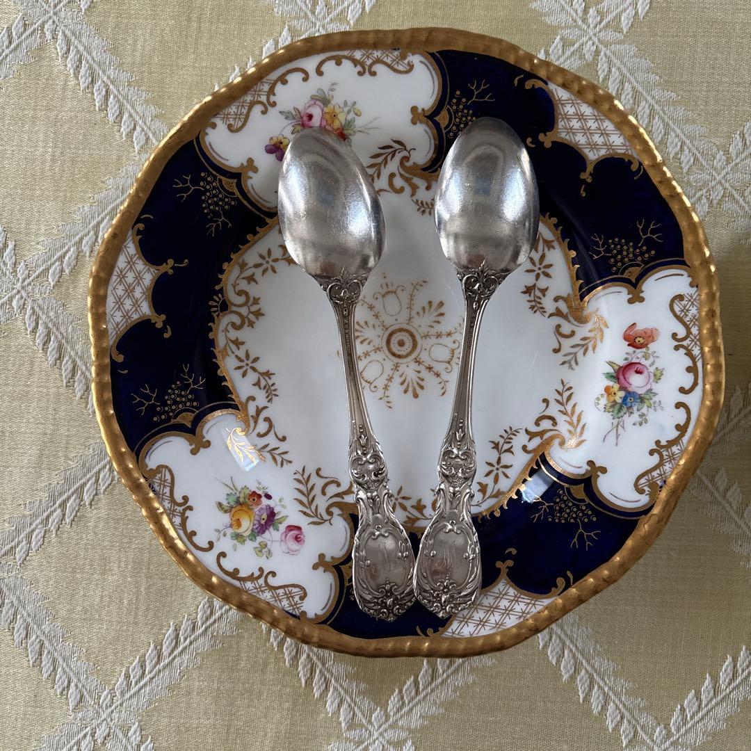 666様　純銀スプーン　Reed & Barton 2本