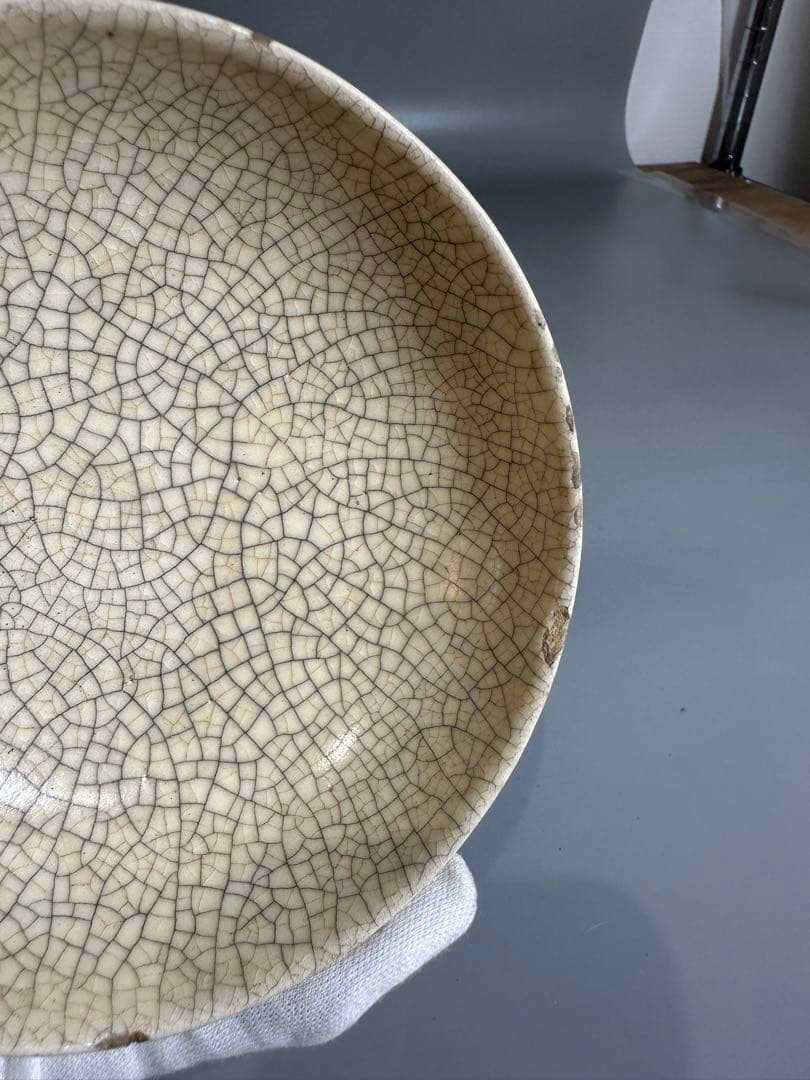 中国 仿哥釉 碗 八客