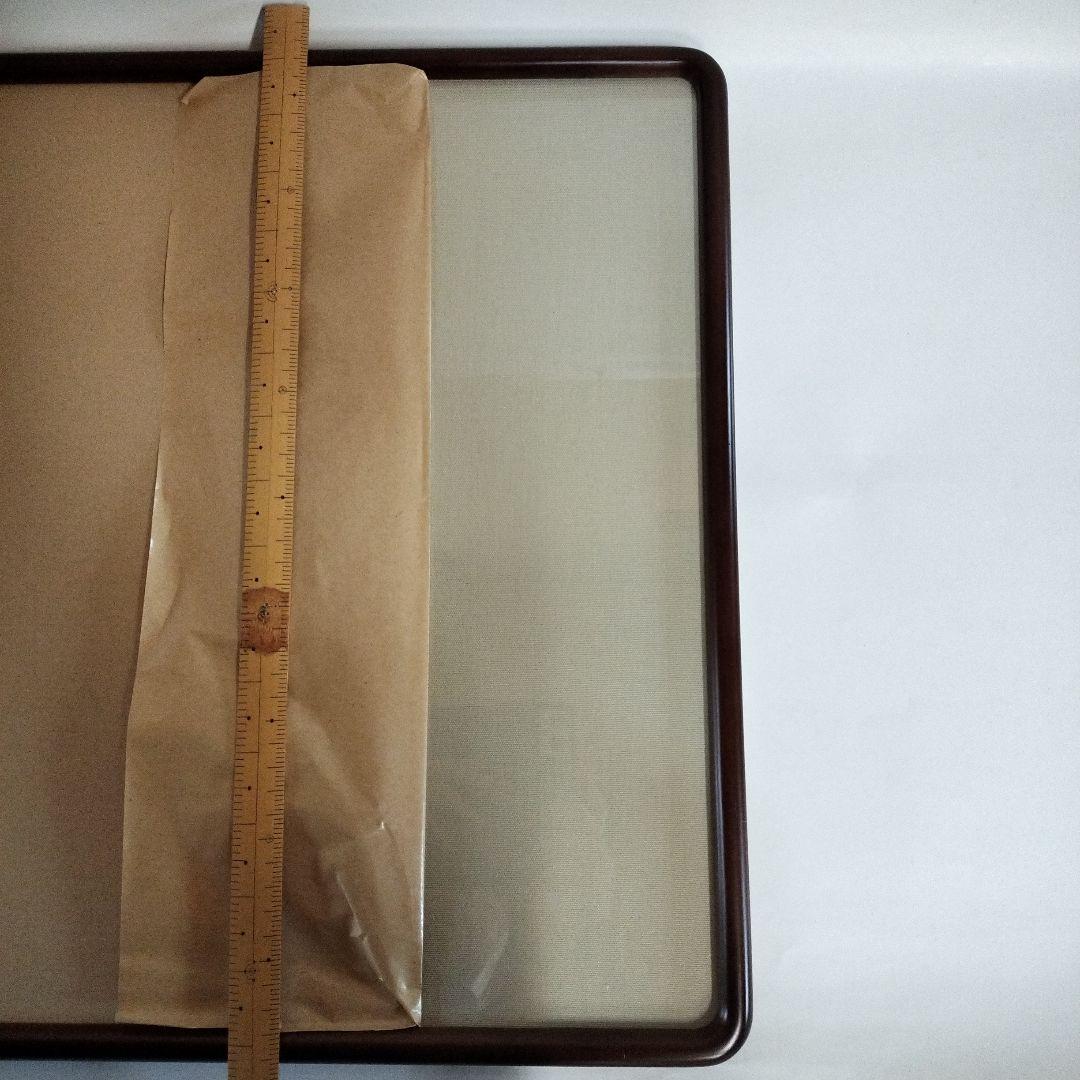 書道額縁 天領 女桑 木製隅丸 ベージュ 新品未使用 大きいサイズ